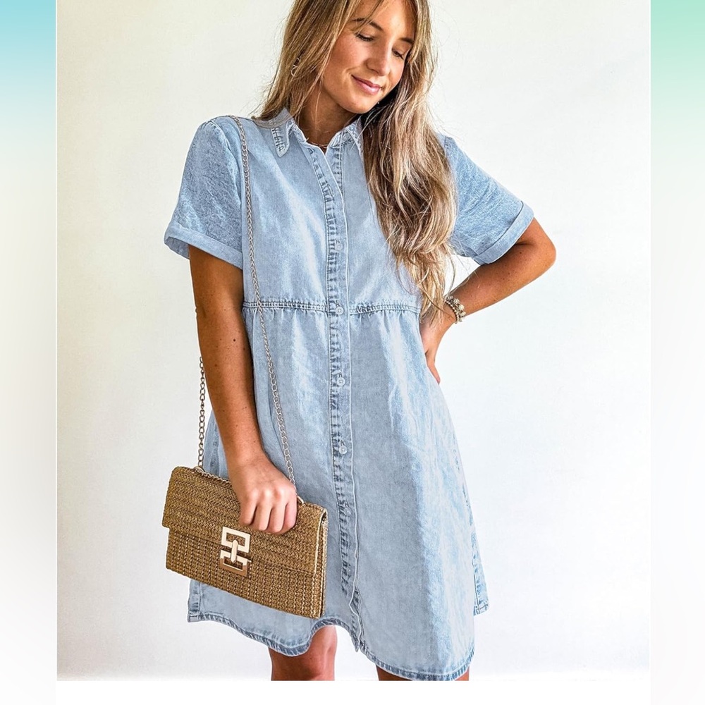 New denim dress - Picture 3 of 8